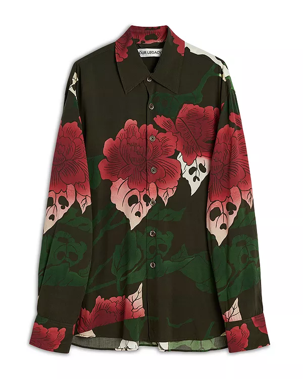 Рубашка с принтом и пуговицами спереди Our Legacy, мультиколор
Рубашка с принтом и пуговицами спереди Our Legacy, мультиколор