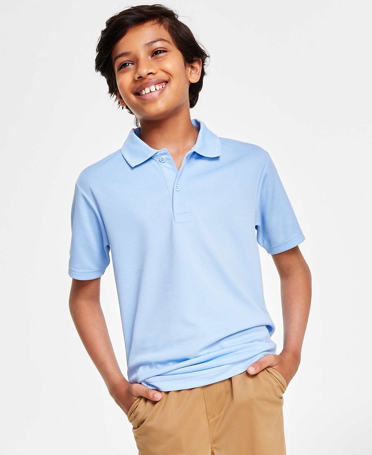 Поло с короткими рукавами и униформой для больших мальчиков Nautica
Поло с короткими рукавами и униформой для больших мальчиков Nautica