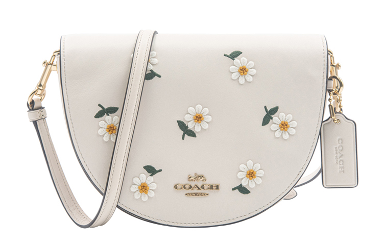 Сумка через плечо Ellen Leather с вышивкой, седельная сумка, кроссбоди белая женская COACH
Сумка через плечо Ellen Leather с вышивкой, седельная сумка, кроссбоди белая женская COACH