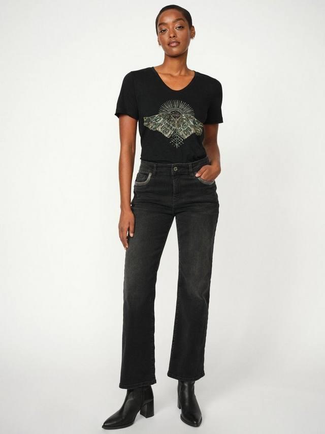 MMCecilia Perla джинсы с высокой посадкой и расклешённым низом MOS MOSH
MMCecilia Perla джинсы с высокой посадкой и расклешённым низом MOS MOSH