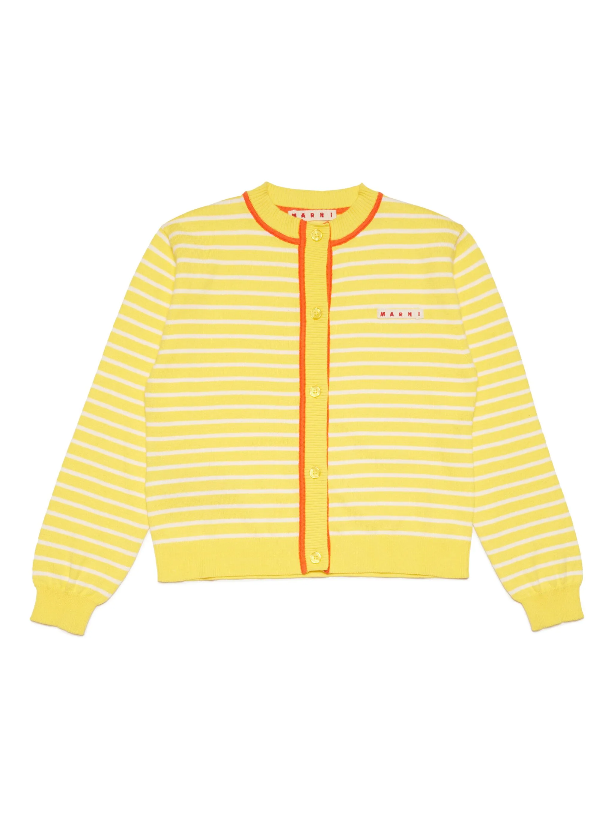 Кардиган в полоску Marni Kids, желтый
Кардиган в полоску Marni Kids, желтый