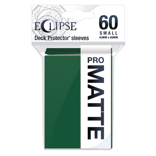 Чехол для карточек Eclipse Matte Small Sleeves: Forest Green (60) Ultra Pro 
Чехол для карточек Eclipse Matte Small Sleeves: Forest Green (60) Ultra Pro