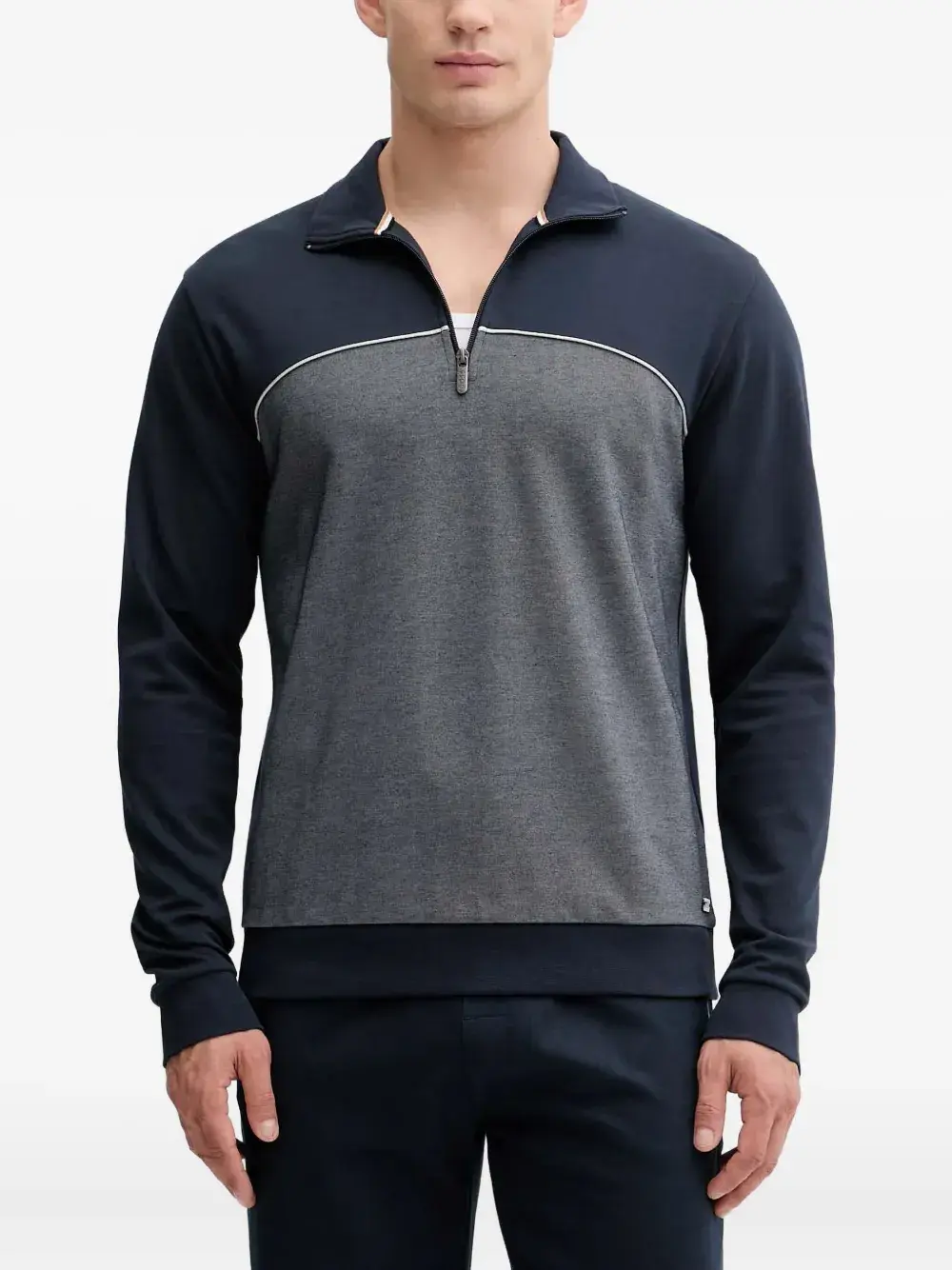 Свитшот с цветовыми блоками Boss, синий
Свитшот с цветовыми блоками Boss, синий