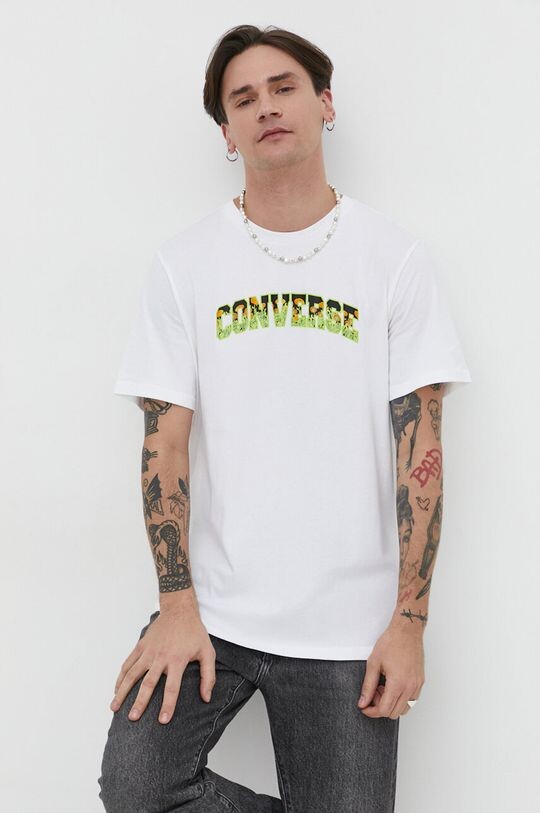Хлопковая футболка Converse, бежевый
Хлопковая футболка Converse, бежевый