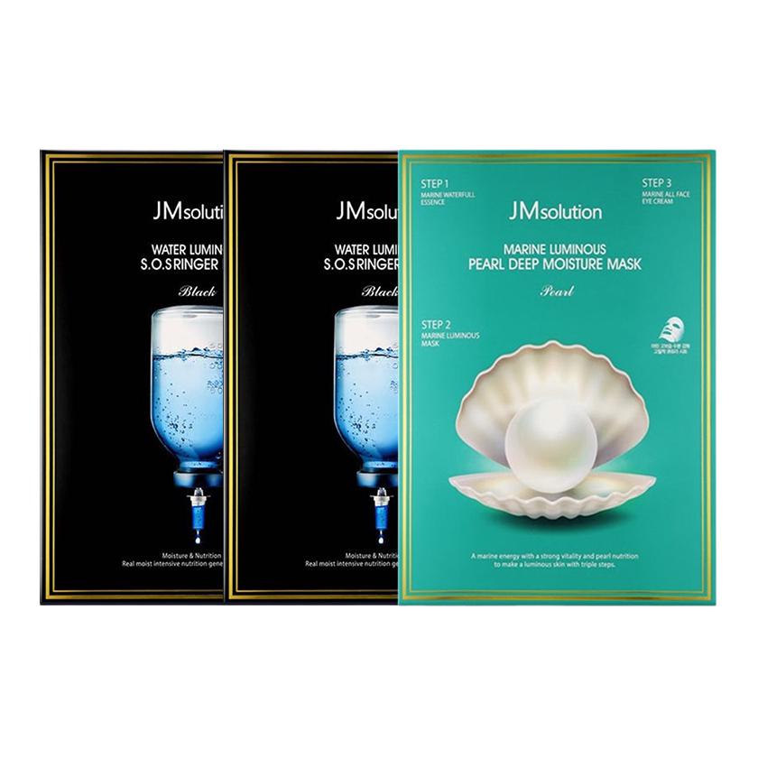 JM Solution Dewy Injection Emergency Ocean Pearl глубокие увлажняющие и гидратирующие маски для лица 10 шт*2+10 шт*2 JMsolution, Hydrating Facial Mask 10 Sheets 2 Boxes+Ocean Pearl 10 Sheets 1 Box
JM Solution Dewy Injection Emergency Ocean Pearl глубокие увлажняющие и гидратирующие маски для лица 10 шт*2+10 шт*2 JMsolution, Hydrating Facial Mask 10 Sheets 2 Boxes+Ocean Pearl 10 Sheets 1 Box