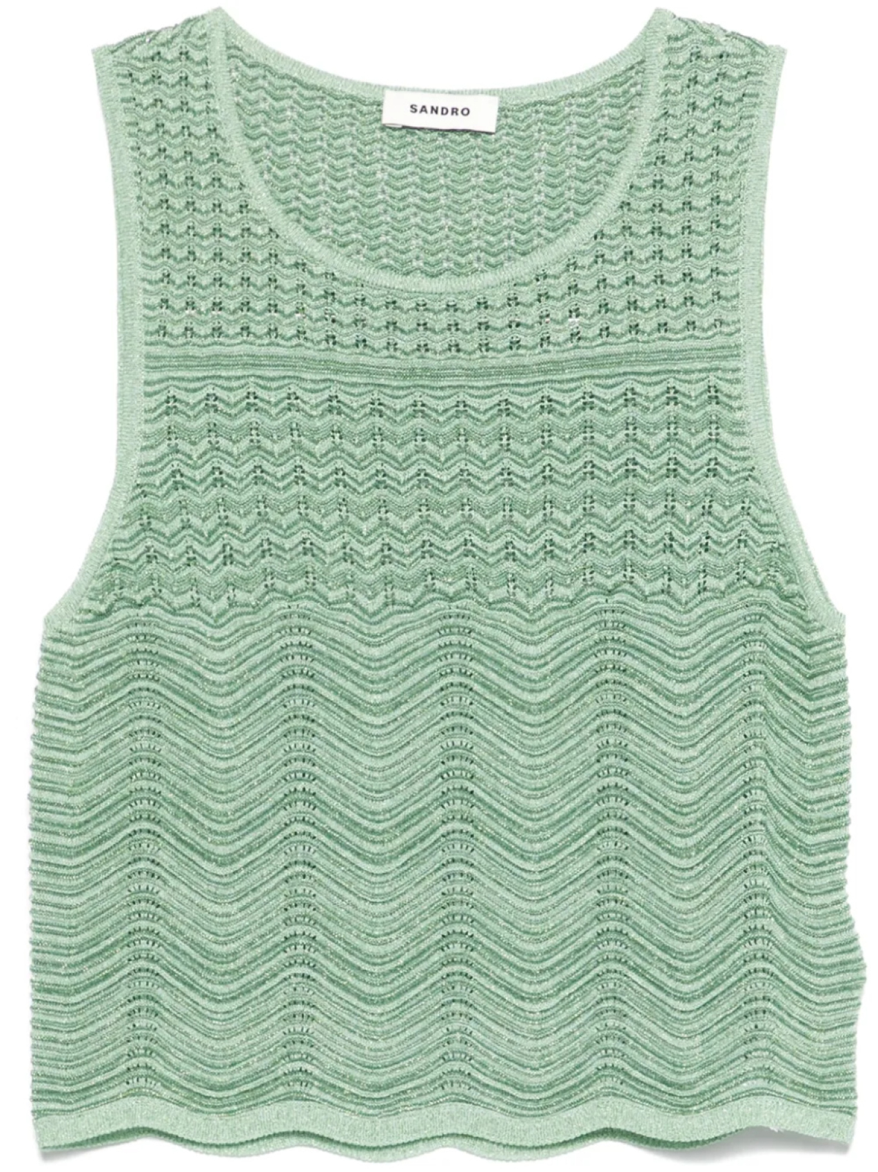 Трикотажный топ SANDRO, зеленый
Трикотажный топ SANDRO, зеленый