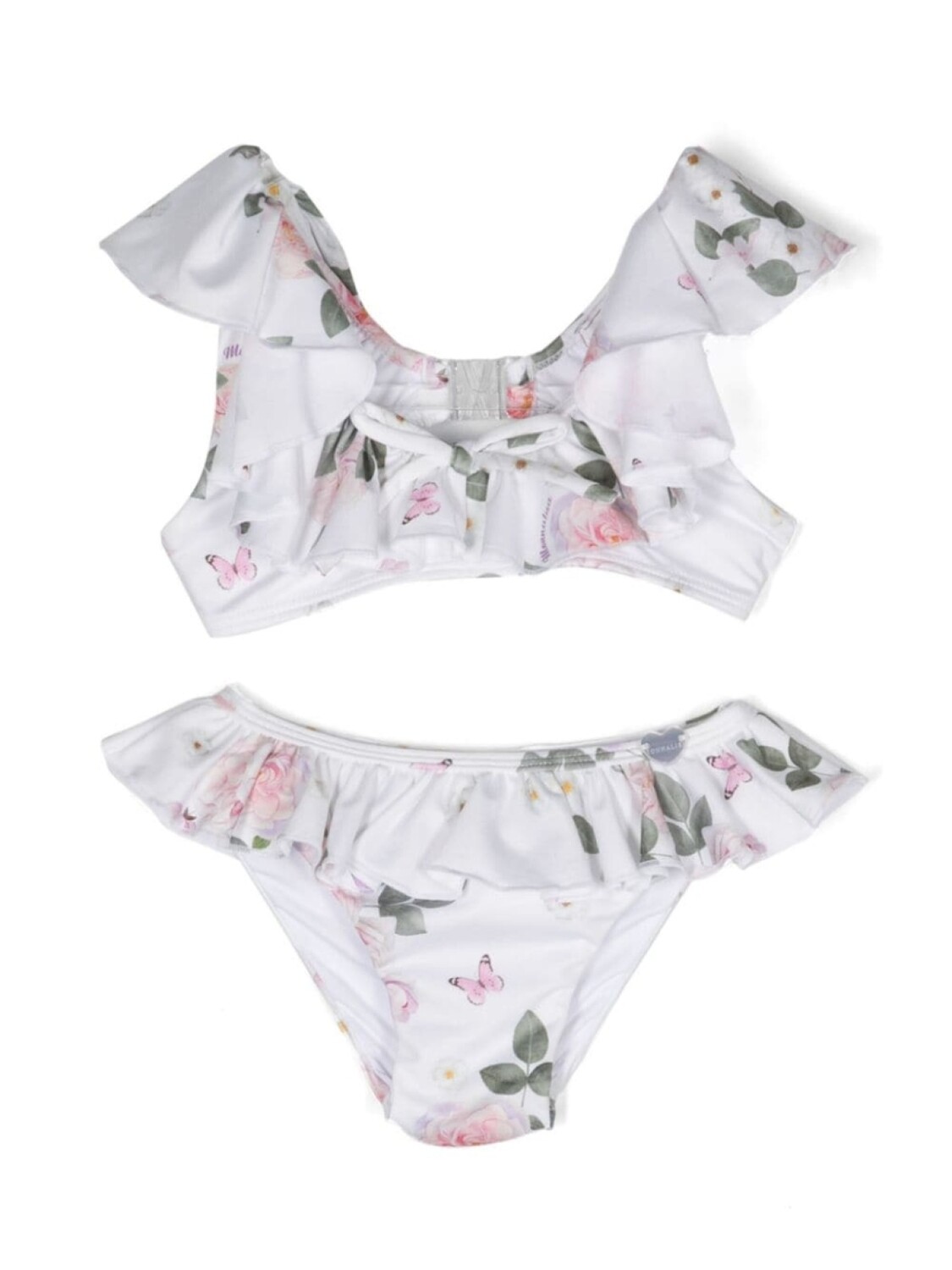 Monnalisa бикини с оборками и цветочным принтом, белый
Monnalisa бикини с оборками и цветочным принтом, белый