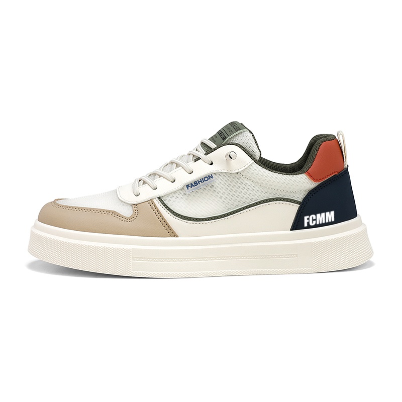 Нескользящие, дышащие, легкие, амортизирующие детские кроссовки для скейтбординга для подростков FCMM, бежевый 
Нескользящие, дышащие, легкие, амортизирующие детские кроссовки для скейтбординга для подростков FCMM, бежевый