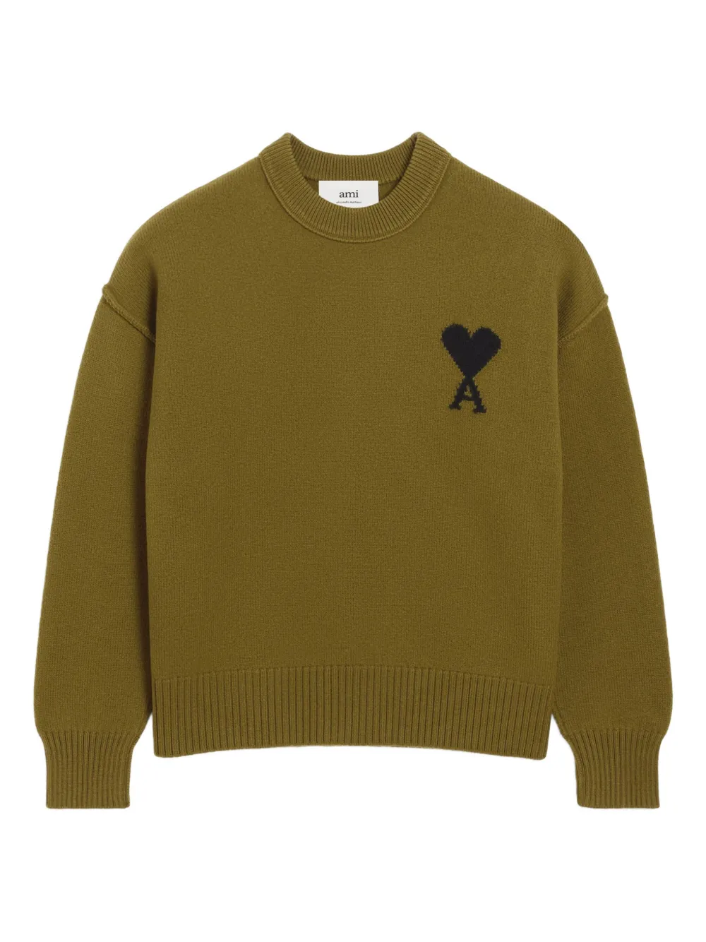 Свитер «Друг сердца» AMI Paris, зеленый
Свитер «Друг сердца» AMI Paris, зеленый