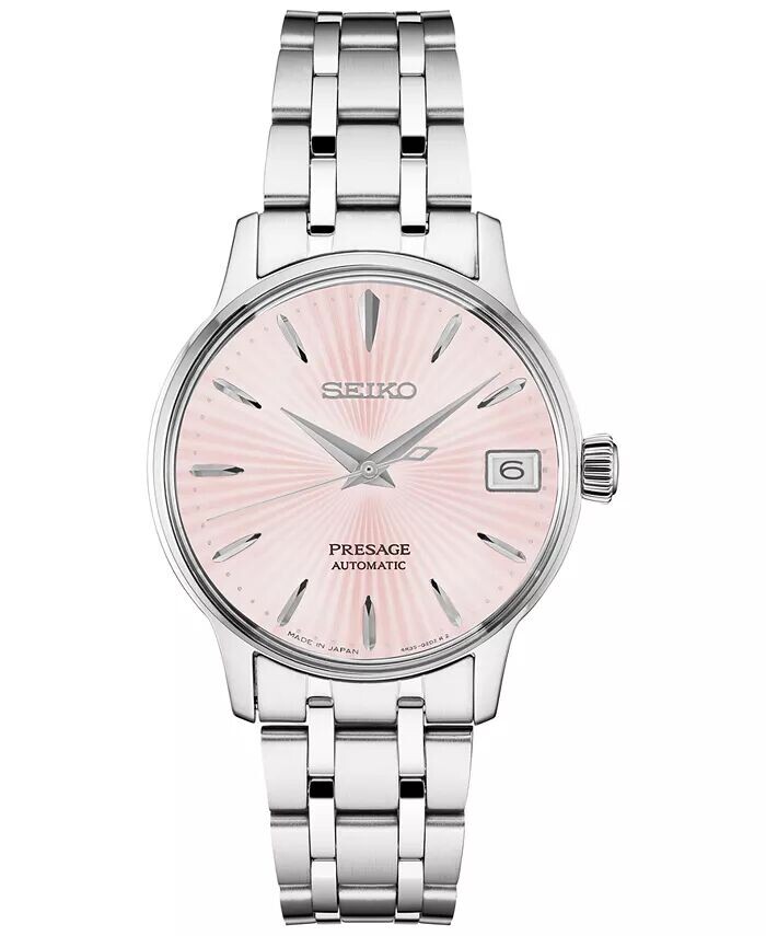 Женские автоматические часы Presage с браслетом из нержавеющей стали 33,8 мм Seiko
Женские автоматические часы Presage с браслетом из нержавеющей стали 33,8 мм Seiko