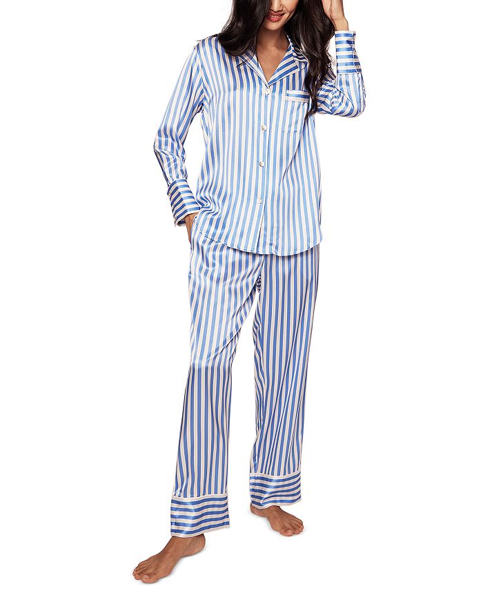 Пижамный комплект из шелка Mulberry Petite Plume, синий
Пижамный комплект из шелка Mulberry Petite Plume, синий