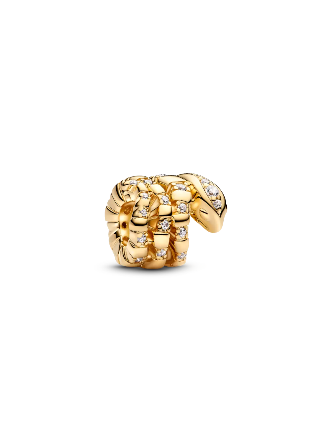 Шарм Pandora Curled Snake, 14-каратное золотое покрытие
Шарм Pandora Curled Snake, 14-каратное золотое покрытие