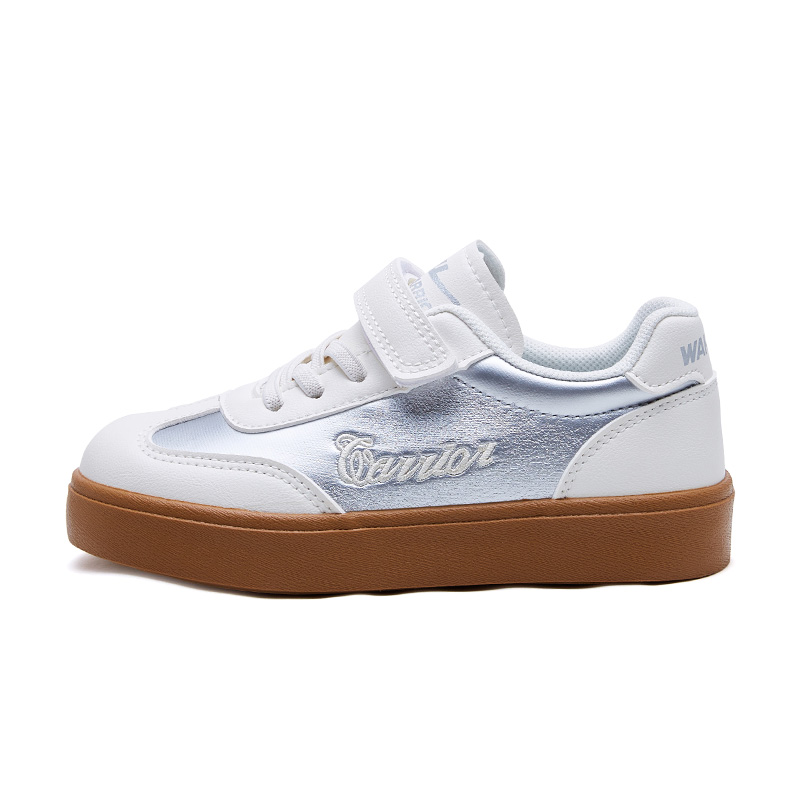 Детские кроссовки для скейтбординга с защитой от ударов, износостойкие, легкие, амортизирующие, низкие WARRIOR, серебряный/бежевый
Детские кроссовки для скейтбординга с защитой от ударов, износостойкие, легкие, амортизирующие, низкие WARRIOR, серебряный/бежевый