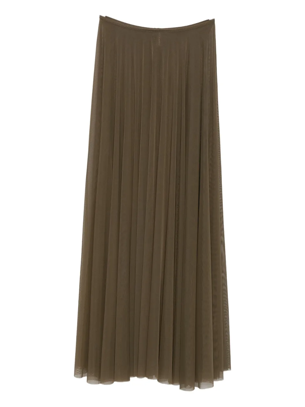 Плиссированная юбка из сетки Norma Kamali, коричневый 
Плиссированная юбка из сетки Norma Kamali, коричневый