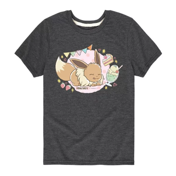 Футболка для мальчиков 8-20 лет с принтом Eevee из Pokémon Cafe Licensed Character, серый
Футболка для мальчиков 8-20 лет с принтом Eevee из Pokémon Cafe Licensed Character, серый