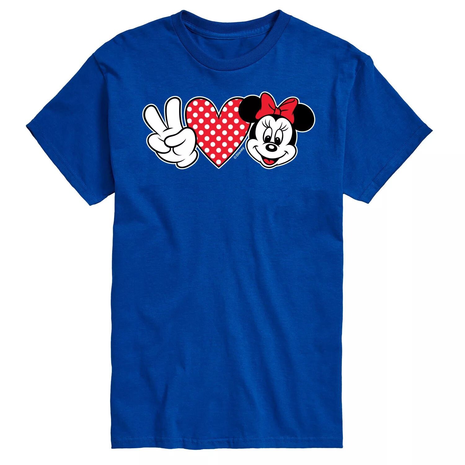 Футболка Big & Tall Disney Peace Love с Минни License, синий
Футболка Big & Tall Disney Peace Love с Минни License, синий