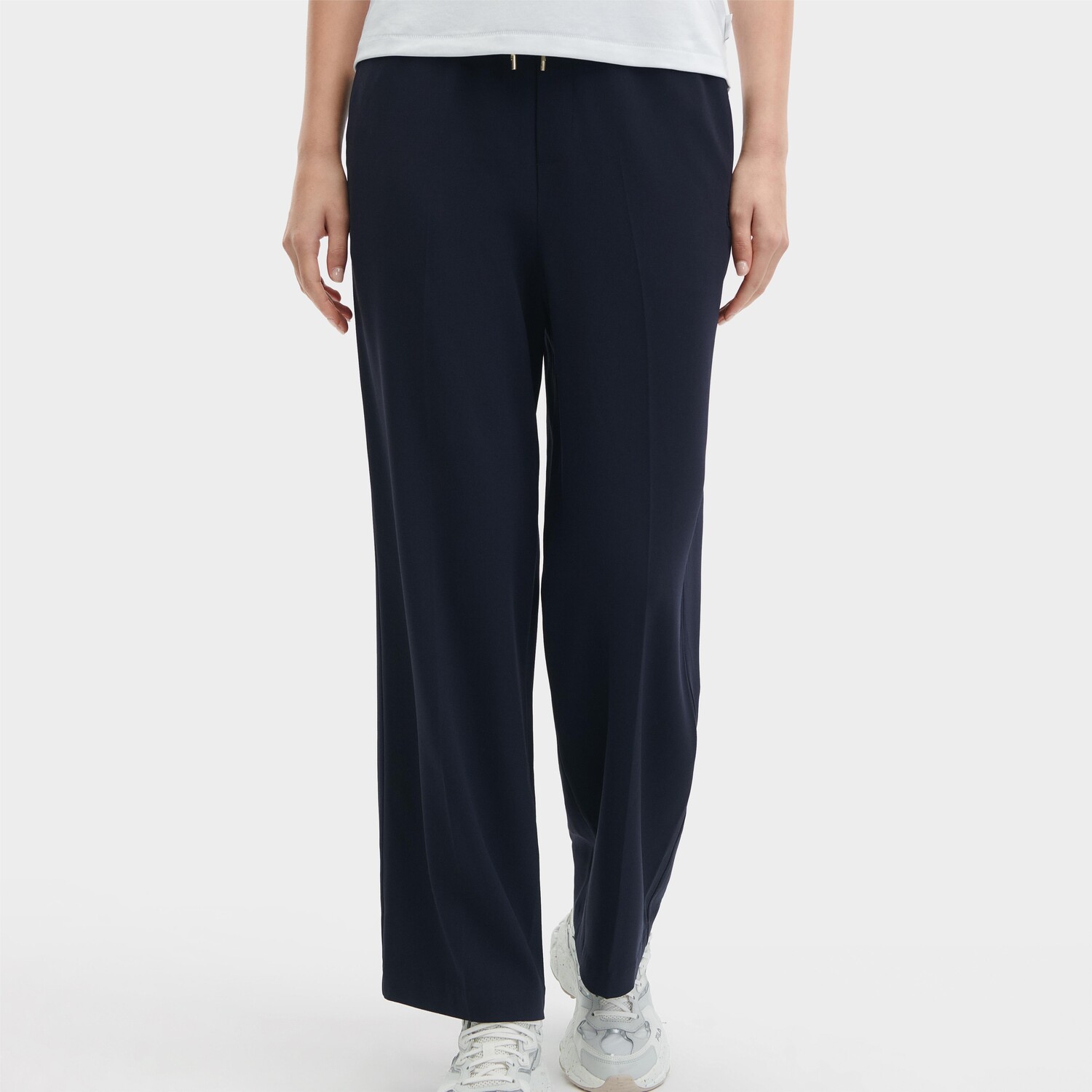 Повседневные брюки женские темно-синие Fila 
Повседневные брюки женские темно-синие Fila