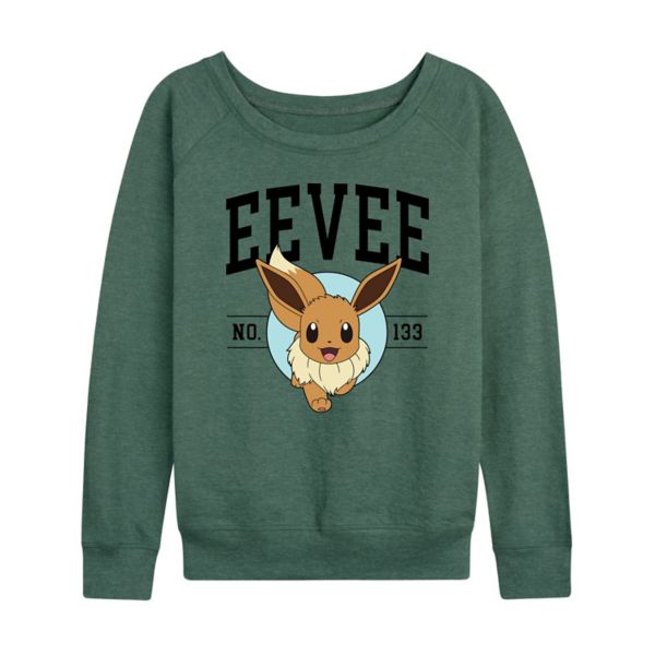 Женская футболка с длинным рукавом из французского трикотажа с изображением покемона Иви Licensed Character, зеленый
Женская футболка с длинным рукавом из французского трикотажа с изображением покемона Иви Licensed Character, зеленый