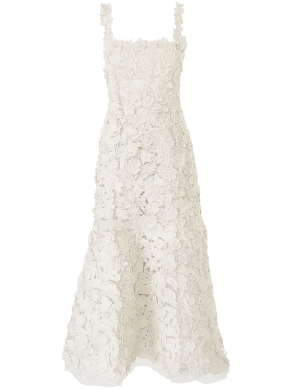 Платье миди с вышивкой Carolina Herrera, белый
Платье миди с вышивкой Carolina Herrera, белый