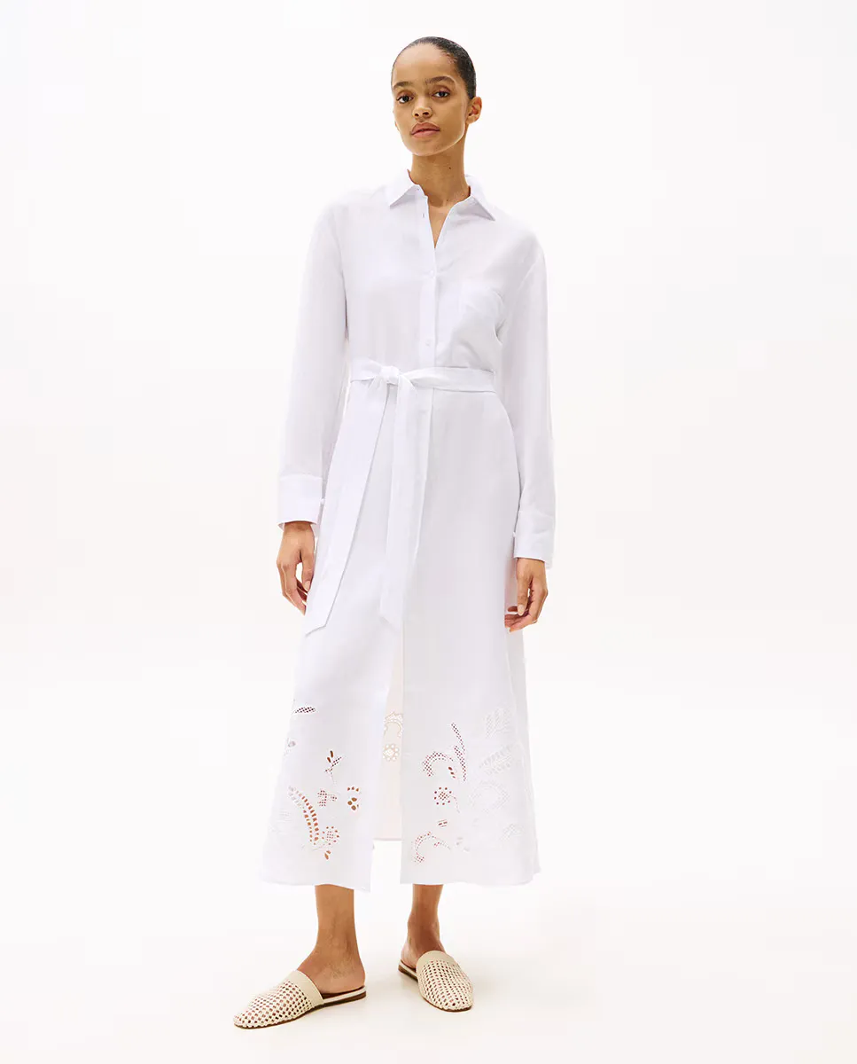 Миди-платье с длинными рукавами и вышивкой Anglaise Tommy Hilfiger, белый
Миди-платье с длинными рукавами и вышивкой Anglaise Tommy Hilfiger, белый