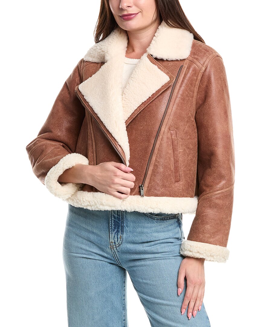 Кожаное пальто Maje, Tan
Кожаное пальто Maje, Tan