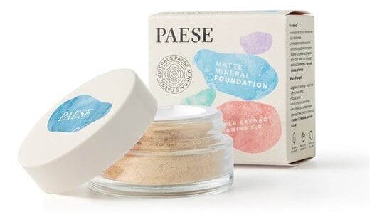 Матирующая минеральная основа 101W Beige, 7 г Paese, Minerals
Матирующая минеральная основа 101W Beige, 7 г Paese, Minerals