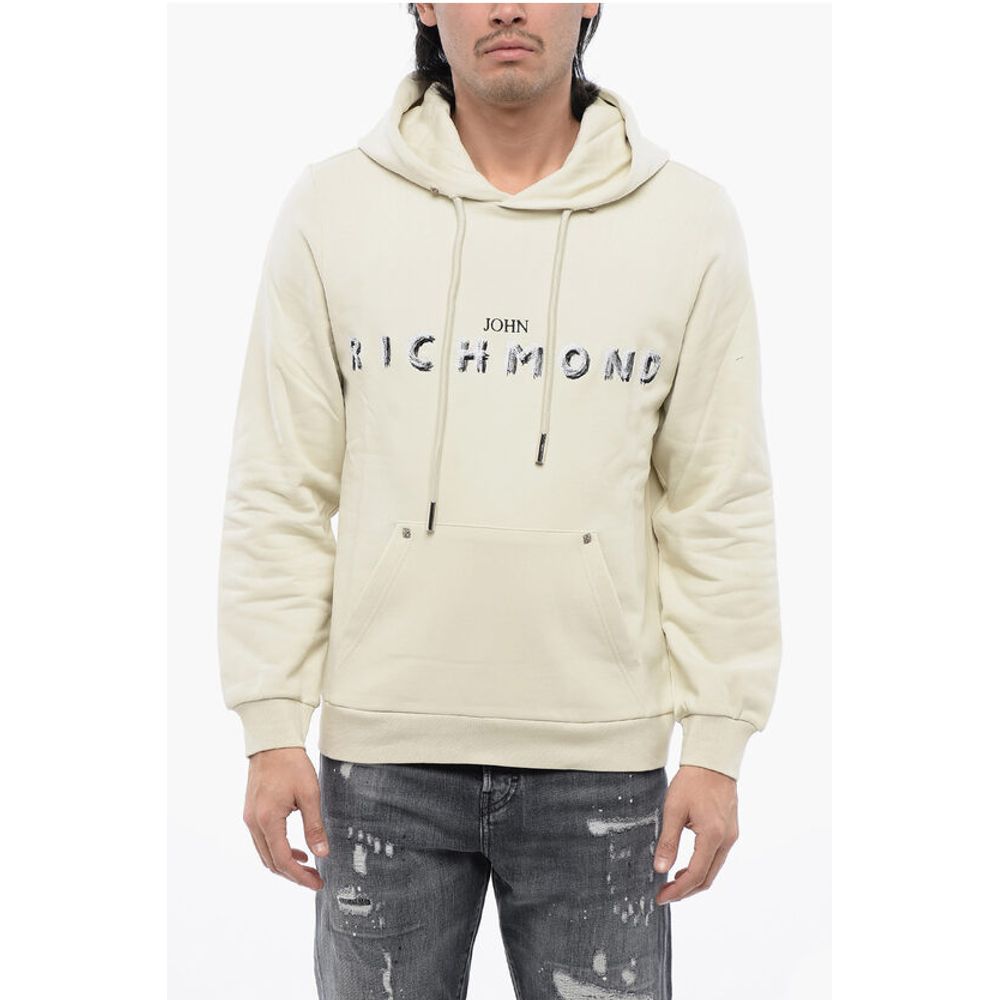 Толстовка с капюшоном из матового хлопка с вышитым логотипом John Richmond, Beige
Толстовка с капюшоном из матового хлопка с вышитым логотипом John Richmond, Beige