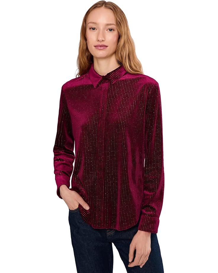 Женская блуза с пайетками и застежкой на пуговицы Vince Camuto Sequin Button Front, Wine
Женская блуза с пайетками и застежкой на пуговицы Vince Camuto Sequin Button Front, Wine