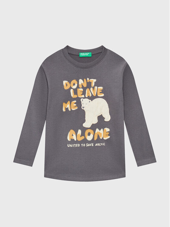 Блуза стандартного кроя United Colors Of Benetton, серый
Блуза стандартного кроя United Colors Of Benetton, серый