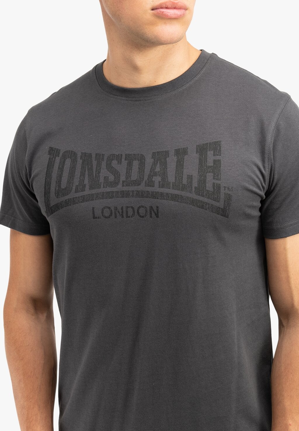 Футболка с принтом NORMALE PASSFORM LOGO KAI Lonsdale, серый 
Футболка с принтом NORMALE PASSFORM LOGO KAI Lonsdale, серый