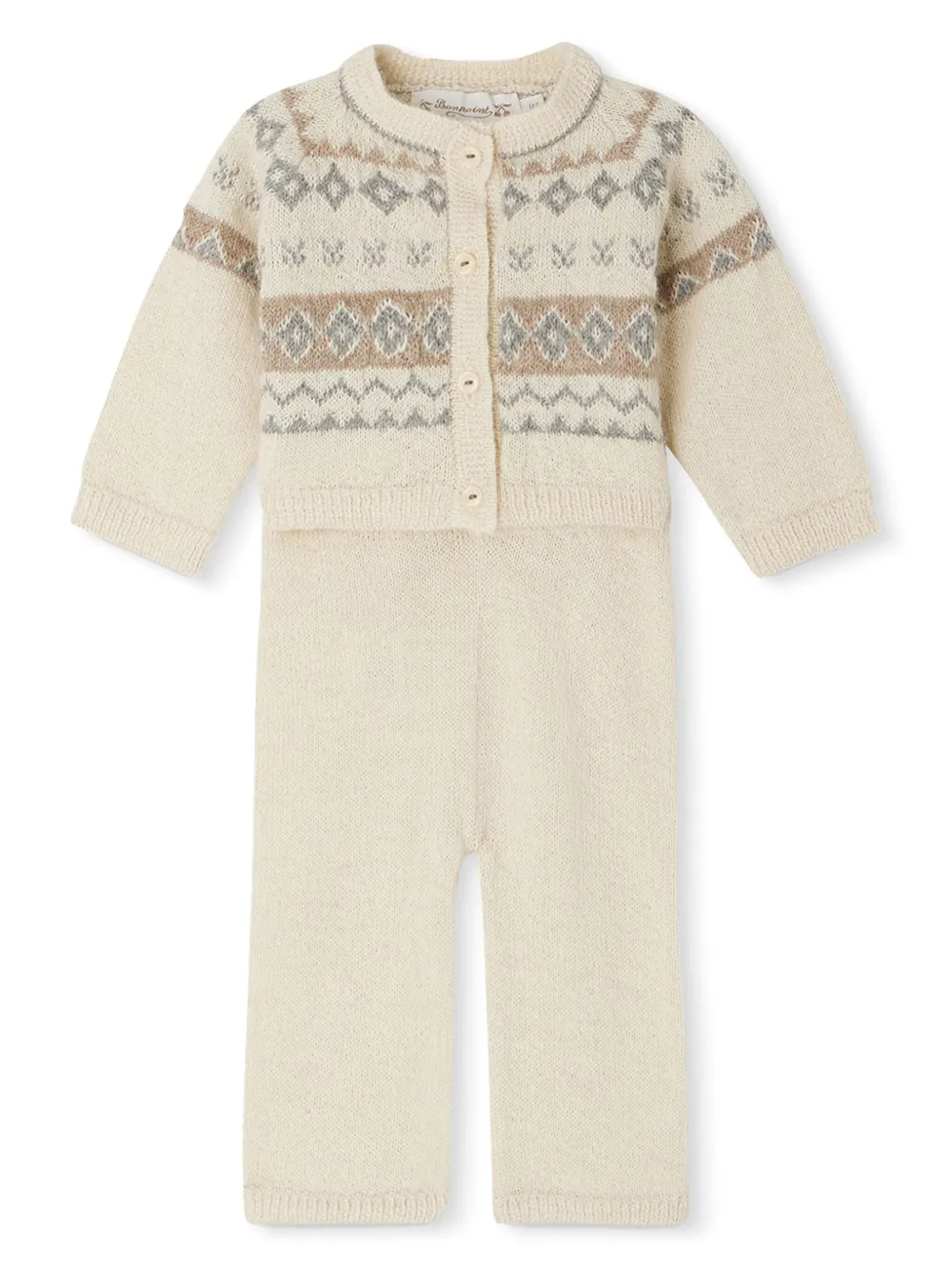 Набор Grifin с геометричным узором Bonpoint, нейтральный
Набор Grifin с геометричным узором Bonpoint, нейтральный