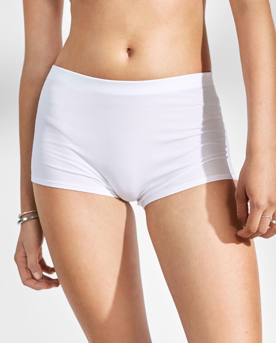 Трусики-кюлоты Isa из модала с высокой и широкой талией Bread & Boxers, белый
Трусики-кюлоты Isa из модала с высокой и широкой талией Bread & Boxers, белый