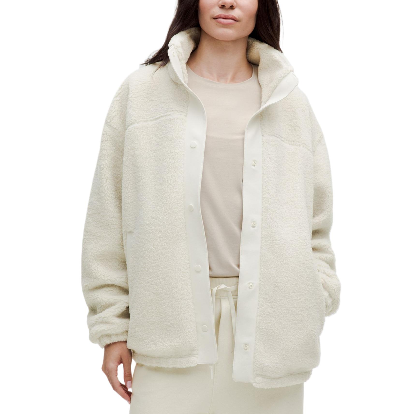 Lululemon Флисовая куртка с бархатистой текстурой, Bone White
Lululemon Флисовая куртка с бархатистой текстурой, Bone White