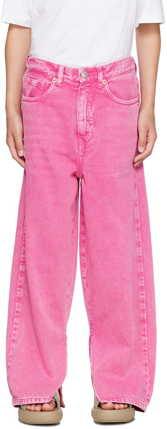 MM6 Maison Margiela Kids Розовые потертые джинсы, Розовый, MM6 Maison Margiela Kids Розовые потертые джинсы
MM6 Maison Margiela Kids Розовые потертые джинсы, Розовый, MM6 Maison Margiela Kids Розовые потертые джинсы