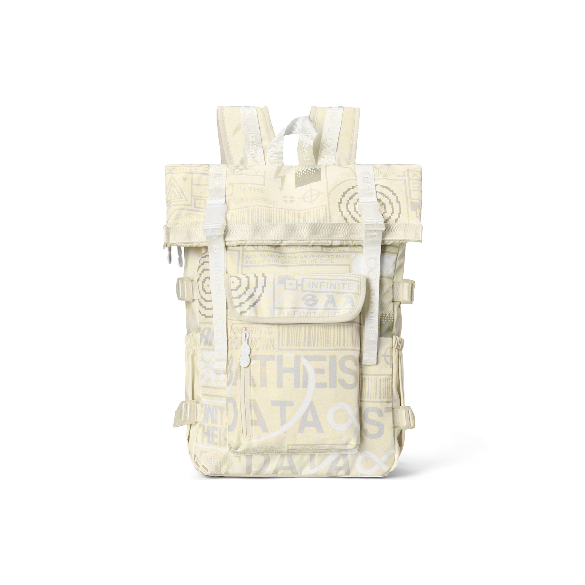 8atheist Полиэстеровый рюкзак унисекс экрю с цветными блоками, Ecru
8atheist Полиэстеровый рюкзак унисекс экрю с цветными блоками, Ecru