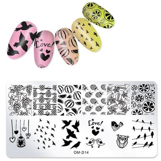 Пластина для штампа для ногтей, Tojato
Пластина для штампа для ногтей, Tojato