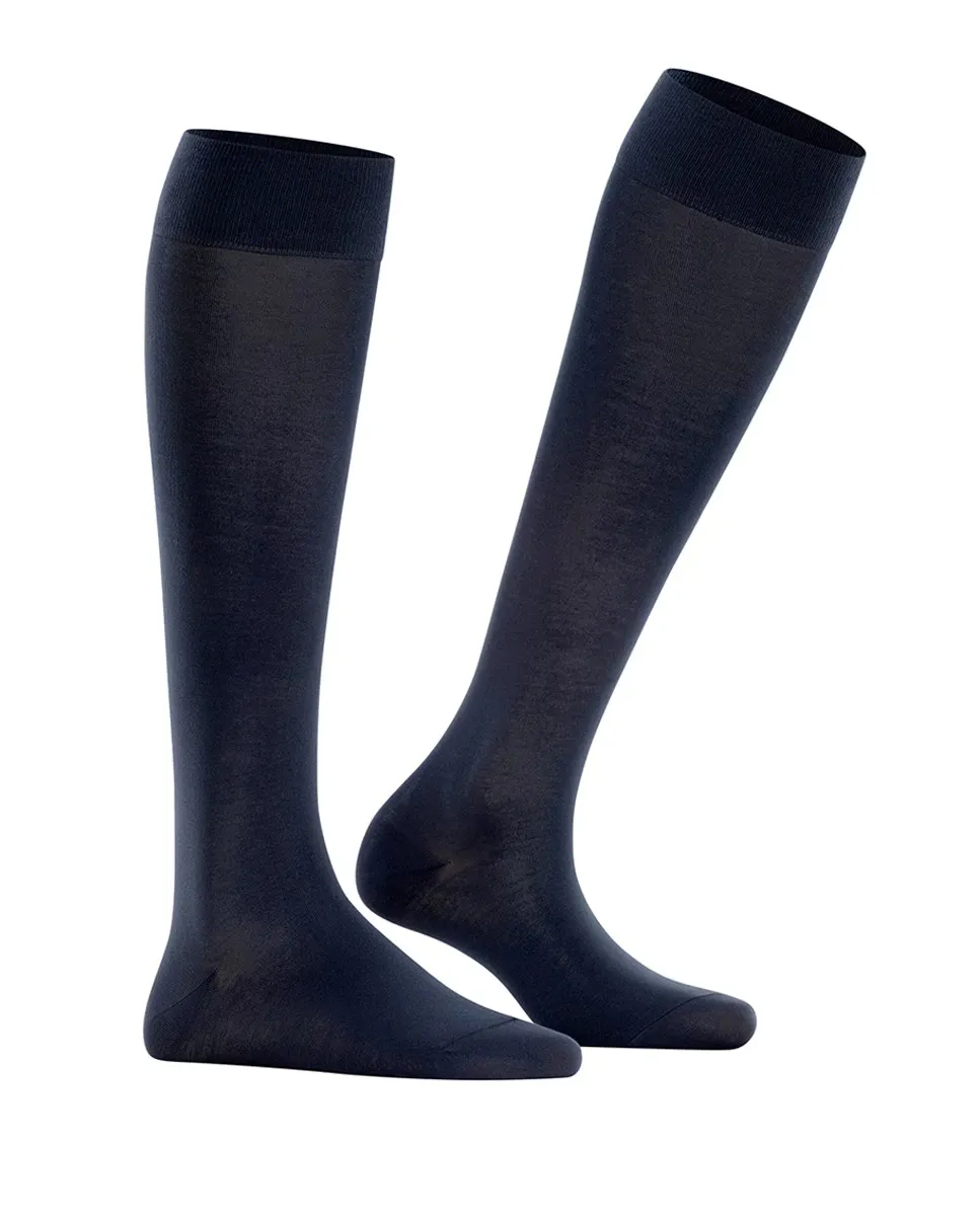 Базовые женские высокие носки из хлопка Falke, синий
Базовые женские высокие носки из хлопка Falke, синий