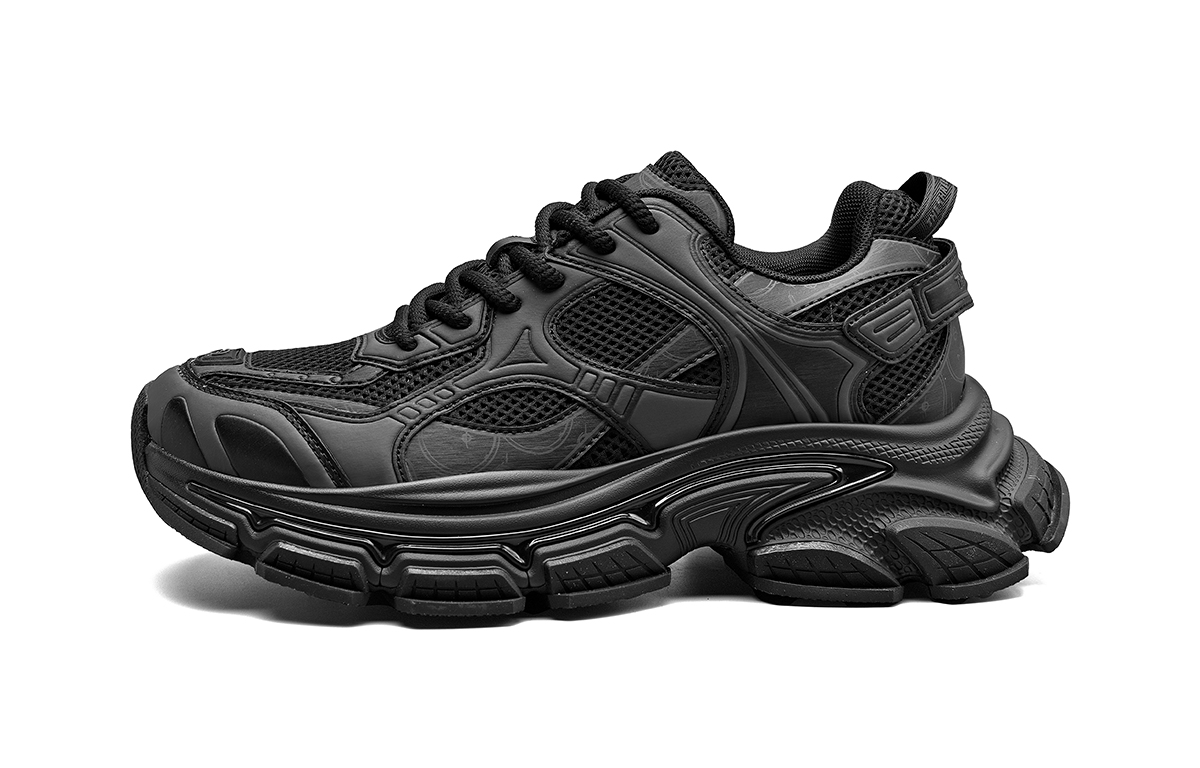 Низкие массивные кроссовки Three Body для мужчин HLA, Black 
Низкие массивные кроссовки Three Body для мужчин HLA, Black