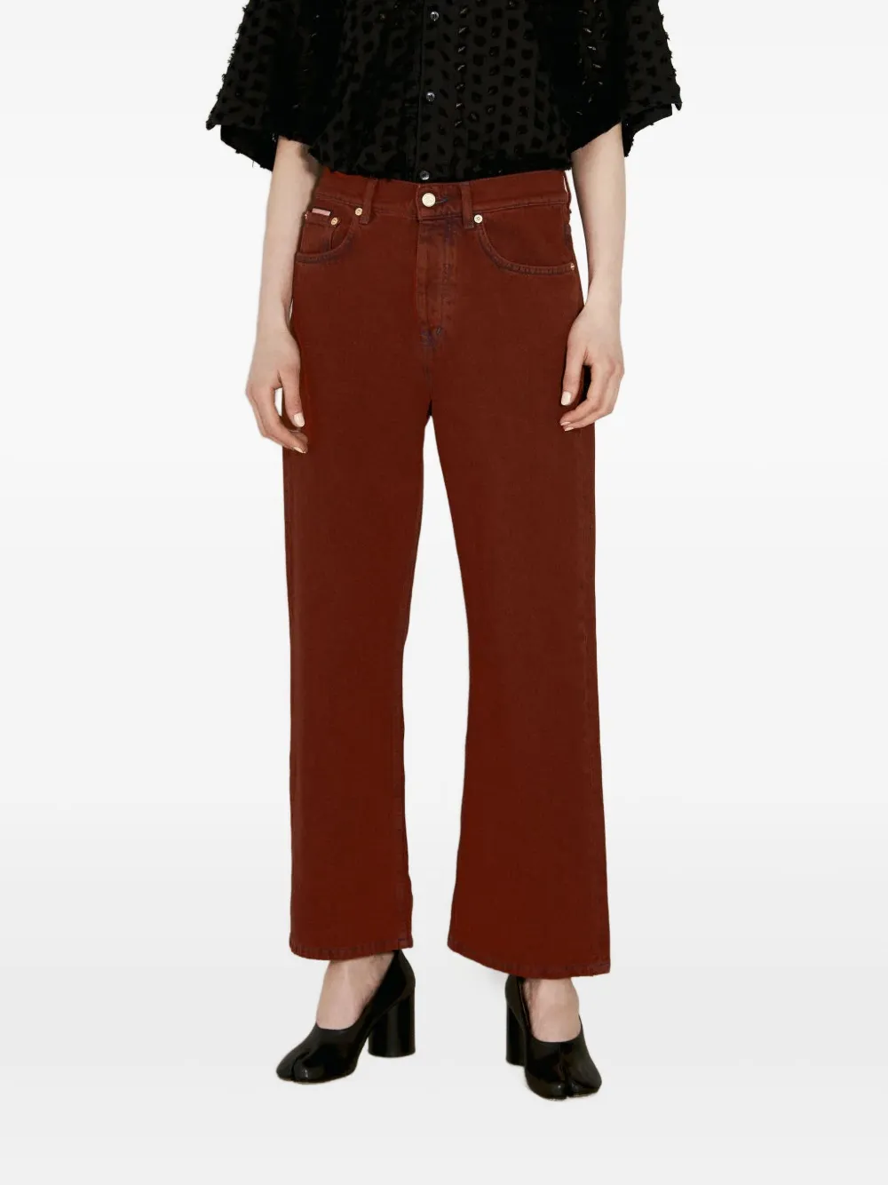 Джинсы с широкими штанинами EYTYS, красный
Джинсы с широкими штанинами EYTYS, красный