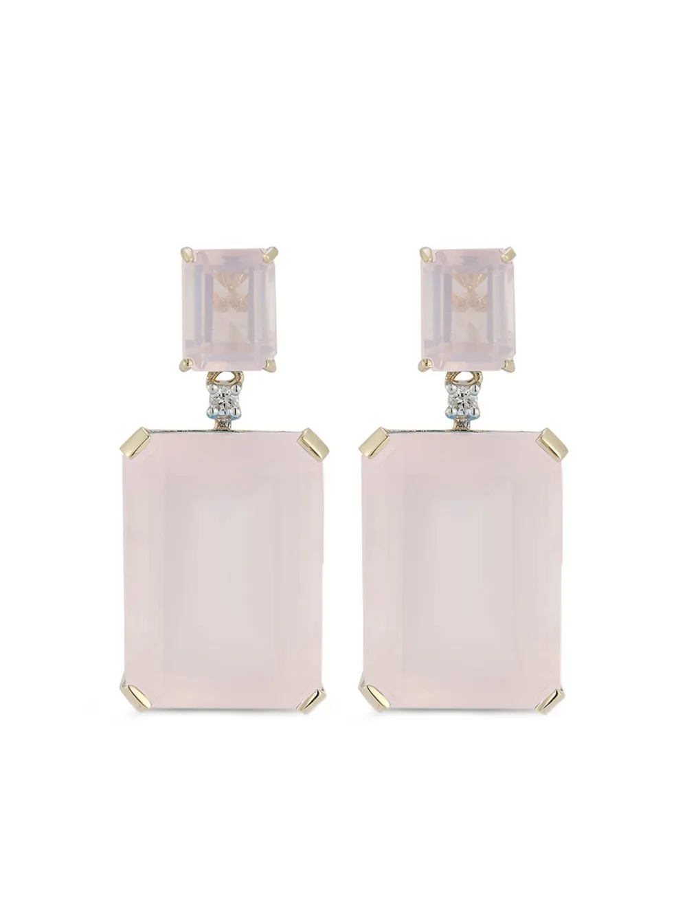 Серьги-подвески из желтого золота с бриллиантами и кварцем Mateo, золотой
Серьги-подвески из желтого золота с бриллиантами и кварцем Mateo, золотой