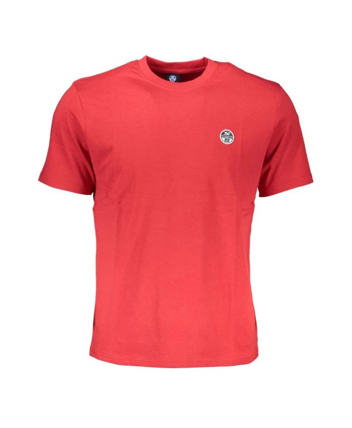 Красная футболка с круглым вырезом и логотипом North Sails, красный
Красная футболка с круглым вырезом и логотипом North Sails, красный