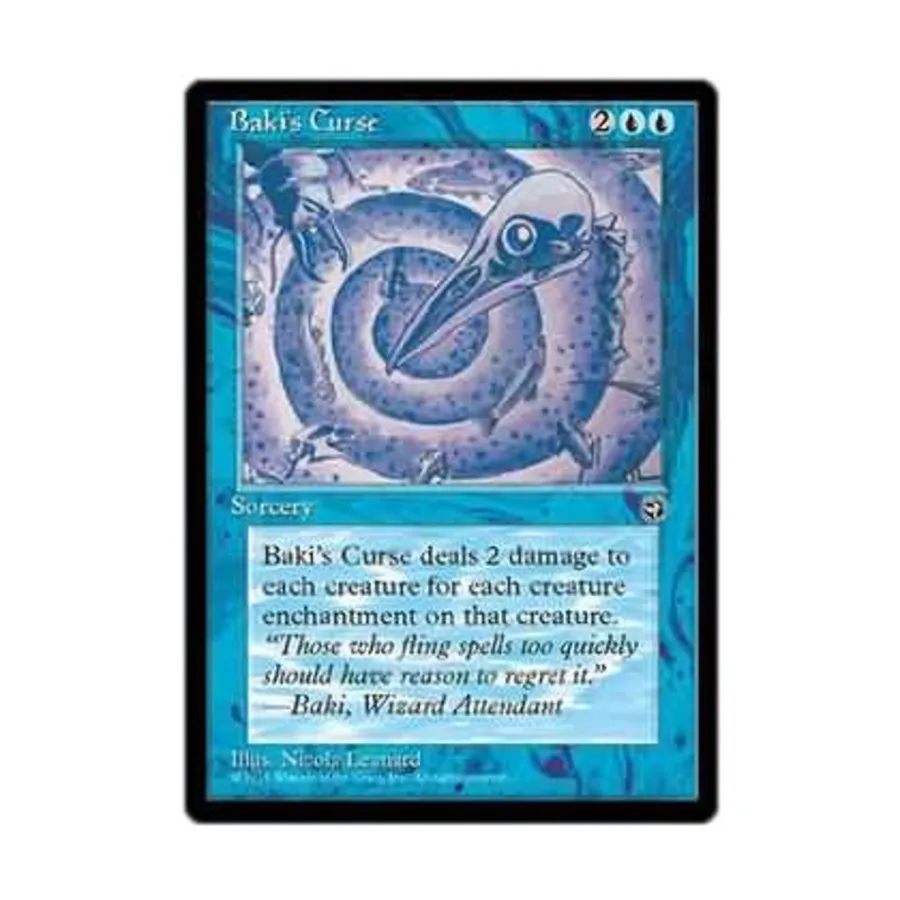 CCG Проклятие Баки (клавиша R), MTG - Homelands
CCG Проклятие Баки (клавиша R), MTG - Homelands