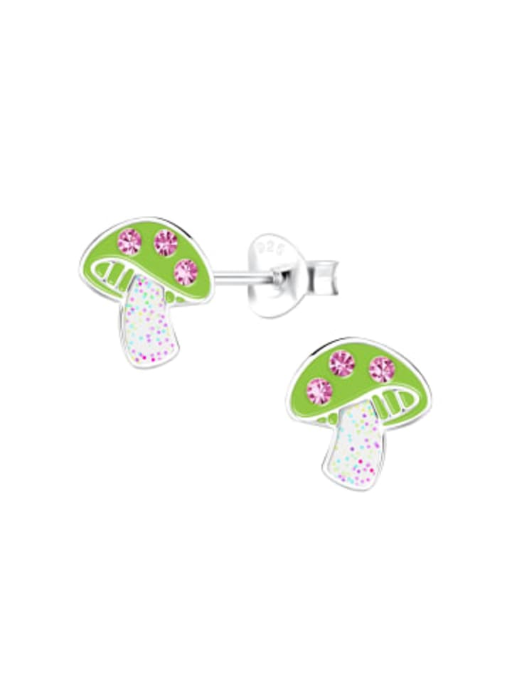 Alexander York Серьги-гвоздики в форме грибов, зеленые, из серебра 925 пробы, комплект из 2 штук
Alexander York Серьги-гвоздики в форме грибов, зеленые, из серебра 925 пробы, комплект из 2 штук