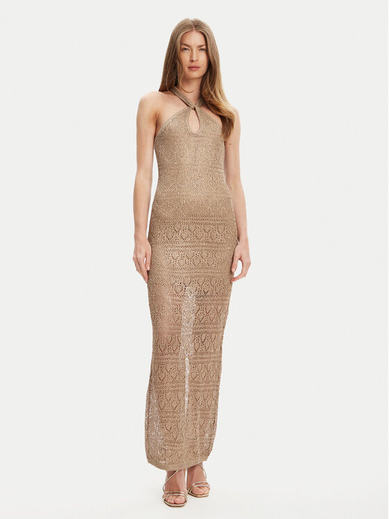 Облегающее трикотажное платье W5YK48 Z37G0 Guess, бежевый
Облегающее трикотажное платье W5YK48 Z37G0 Guess, бежевый