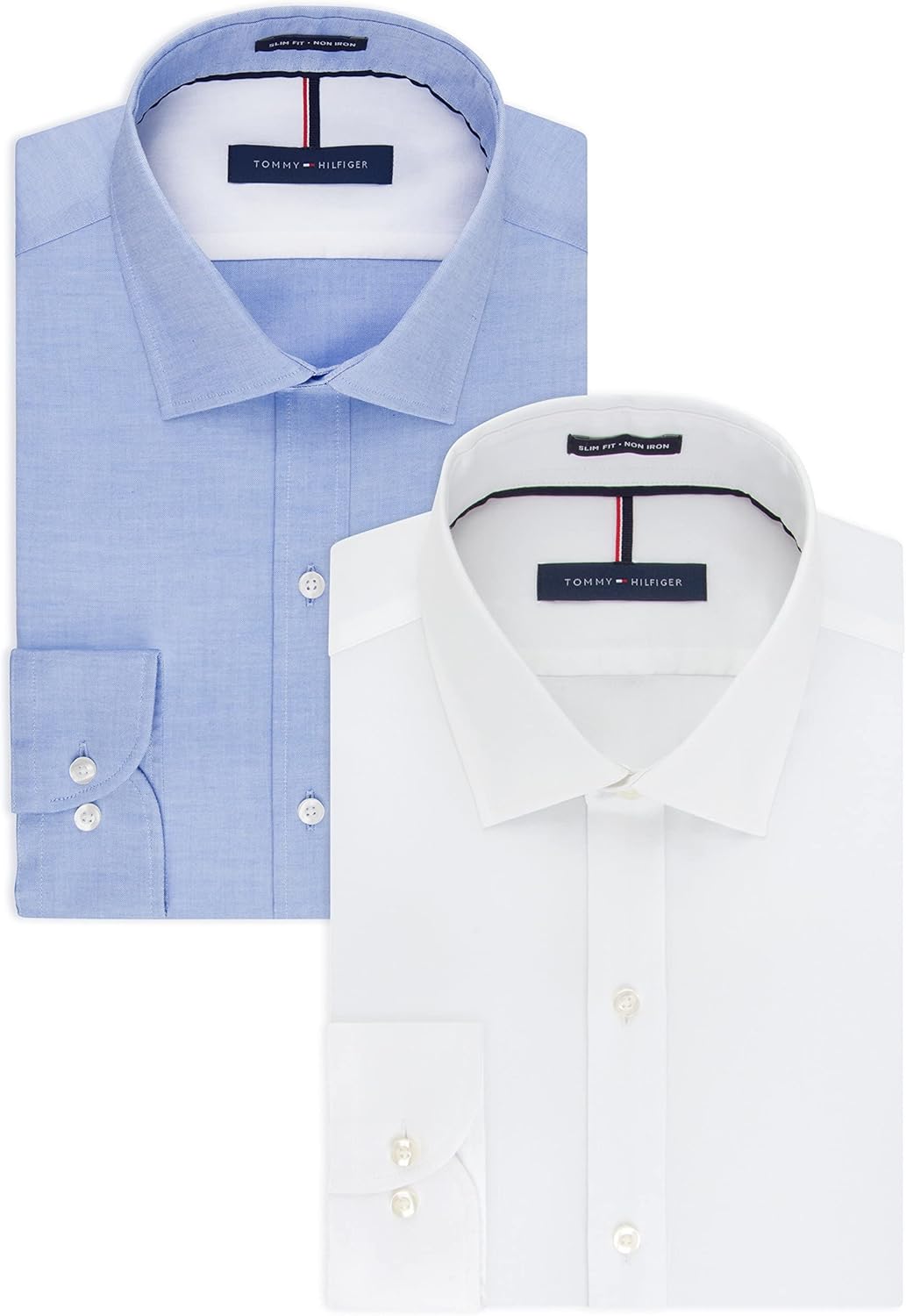 Мужская рубашка Tommy Hilfiger Slim Fit Non Iron Solid - эксклюзивно на Amazon, White/Blue
Мужская рубашка Tommy Hilfiger Slim Fit Non Iron Solid - эксклюзивно на Amazon, White/Blue