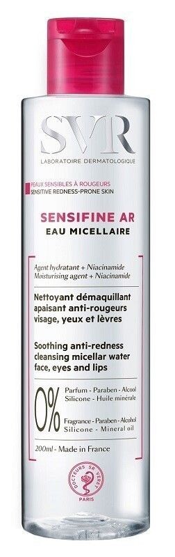 SVR Sensifine AR Eau Micellaire мицеллярная жидкость, 200 ml
SVR Sensifine AR Eau Micellaire мицеллярная жидкость, 200 ml