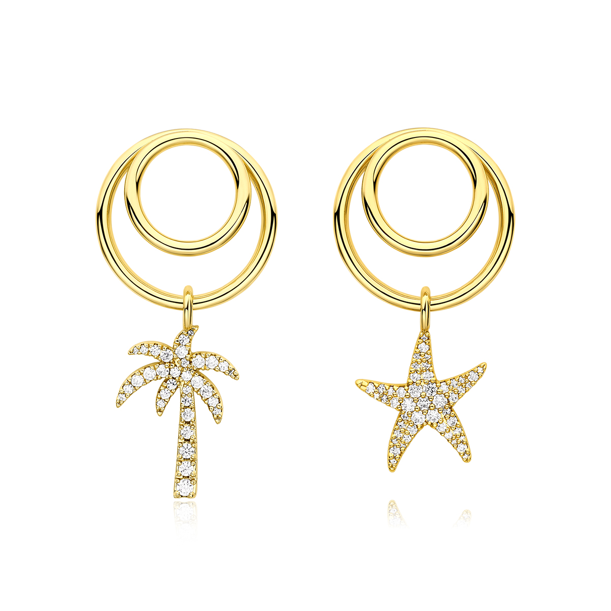 Золотые серьги из сплава для женщин Apm Monaco
Золотые серьги из сплава для женщин Apm Monaco