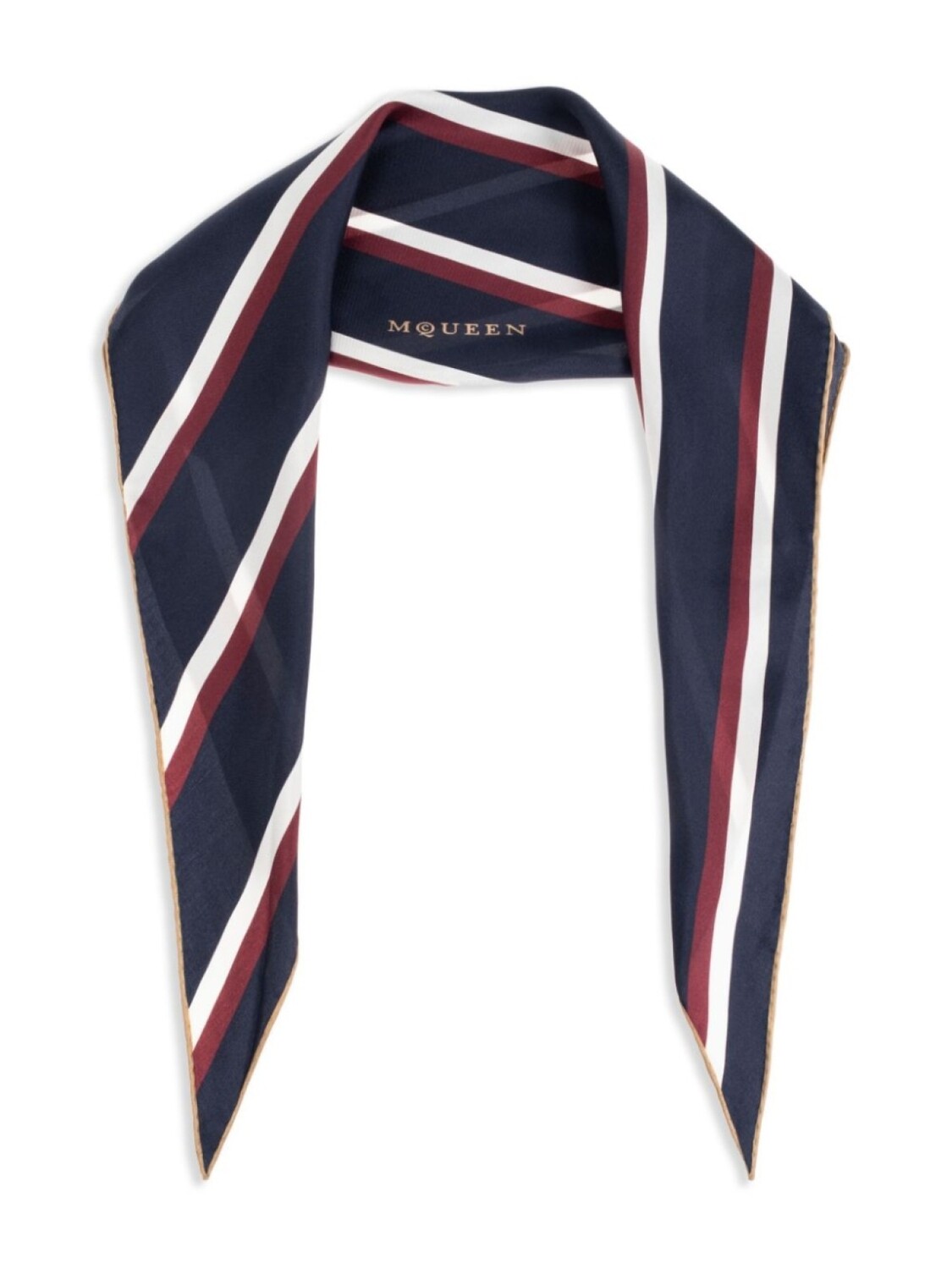Шарф Alexander McQueen College Stripe, синий
Шарф Alexander McQueen College Stripe, синий