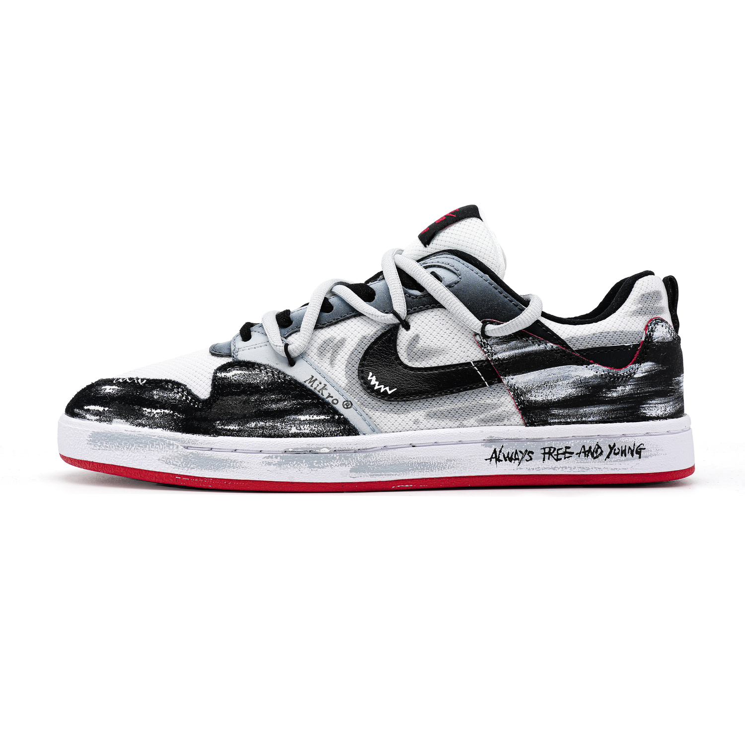 Nike SB Alleyoop Final Chapter Low top Skateboard Shoes Men's White Black
Nike SB Alleyoop Final Chapter Low top Skateboard Shoes Men's White Black