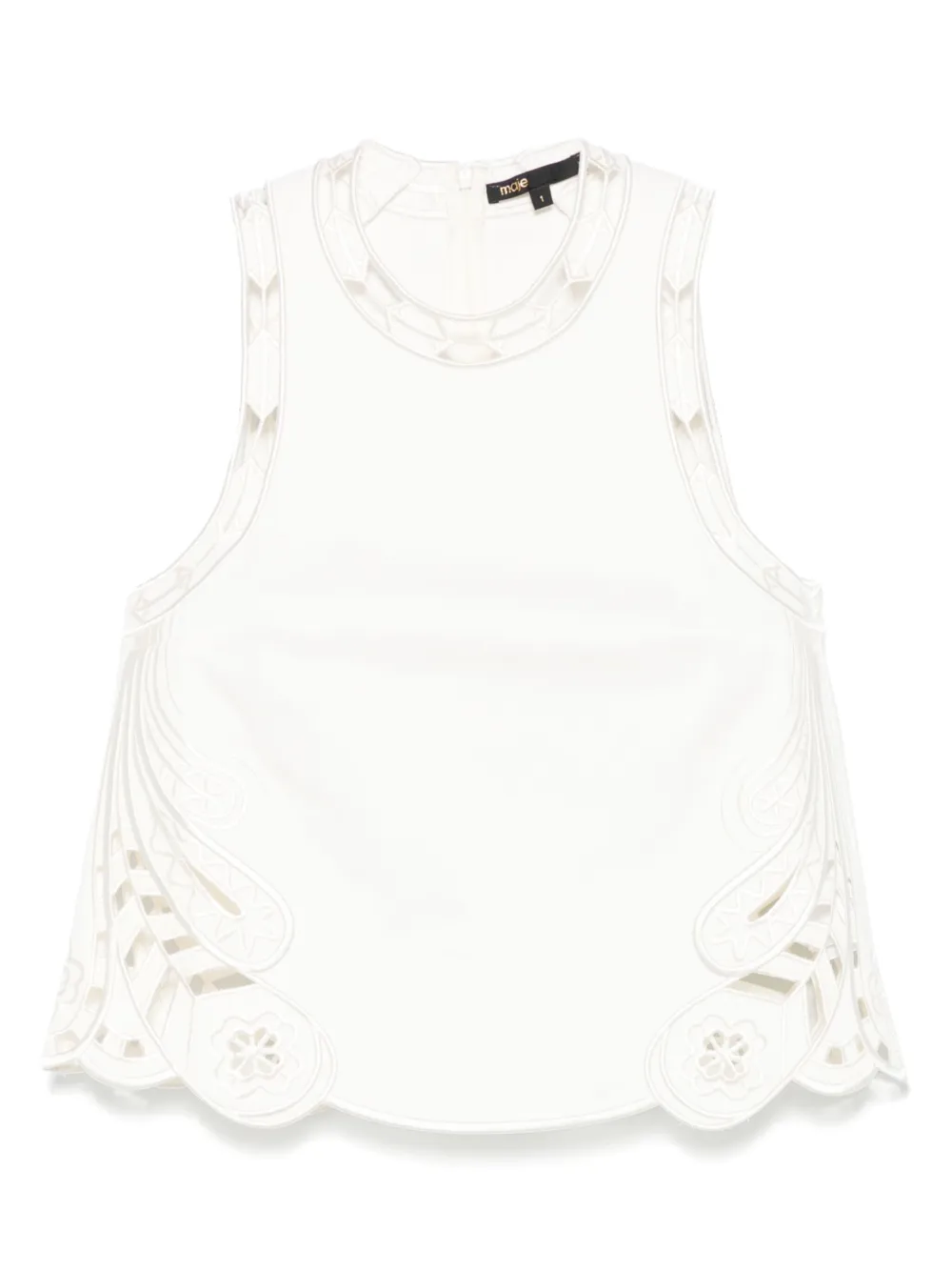 Топ с вышивкой Maje, нейтральный
Топ с вышивкой Maje, нейтральный